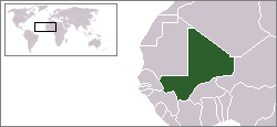 Country Map for Mali